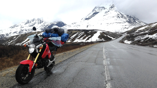 Illustration for article titled This Nutty Bastard Rode A Honda Grom From Portland To Alaska